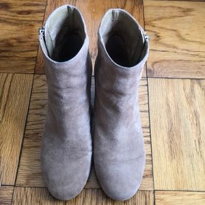Jessica Simpson Suede Nude Booties